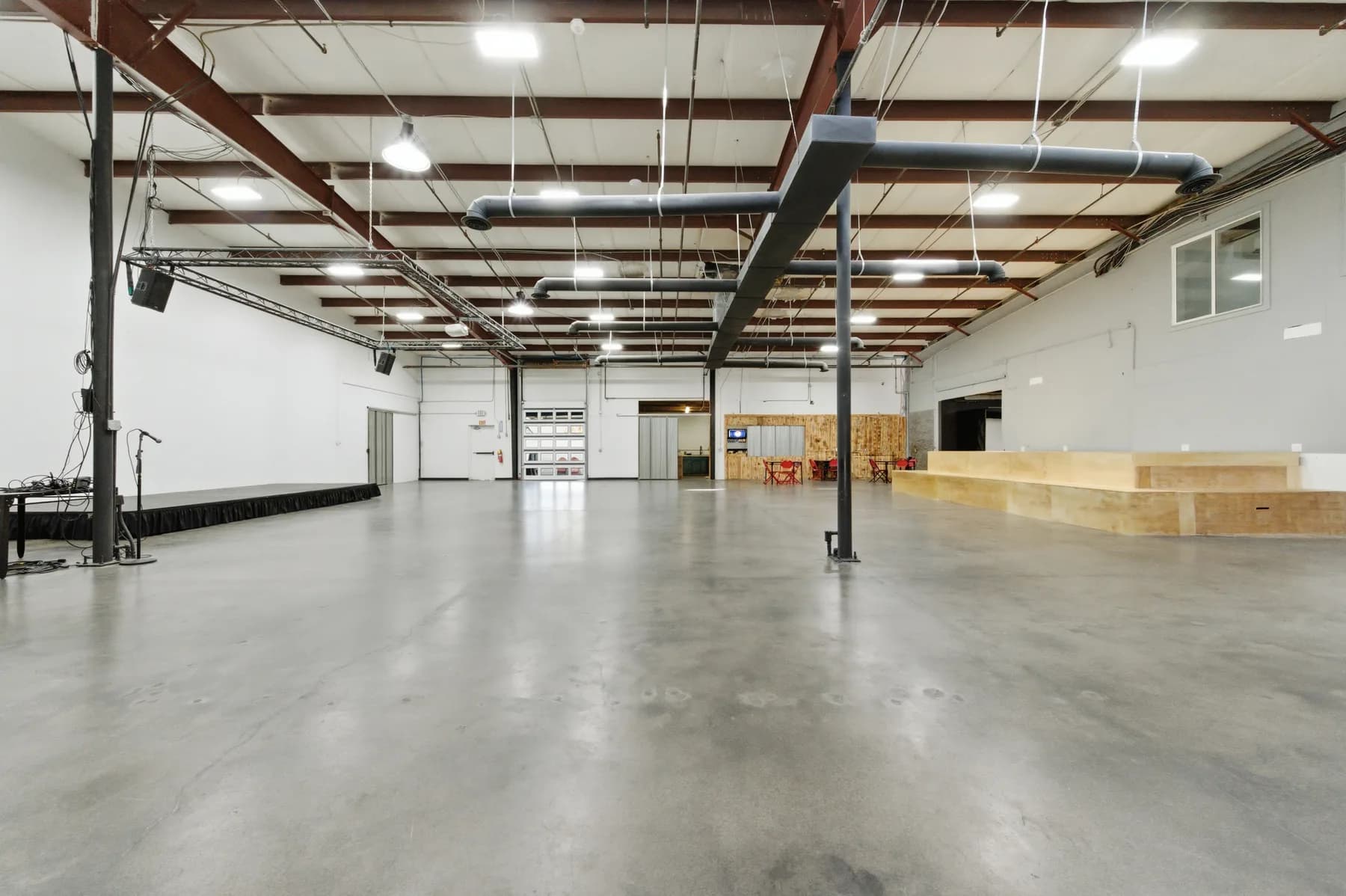 Open floor across The Arena